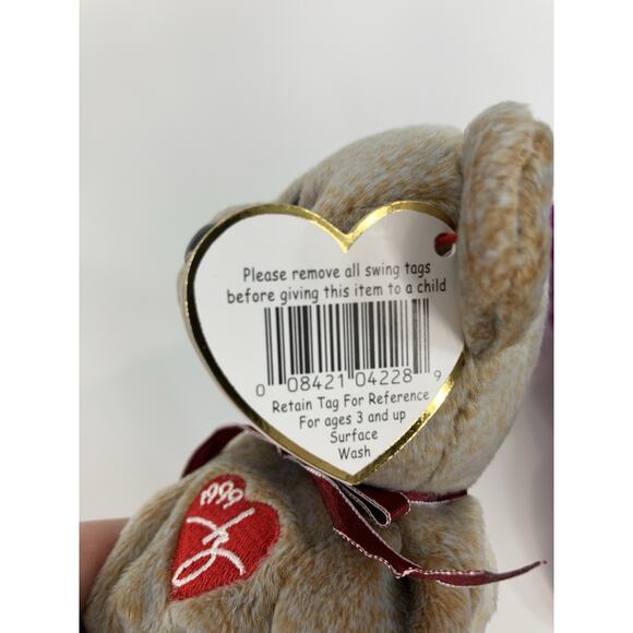 Ty Beanie Babies Bundle (2pcs) 1999 Signature Bear And Millennium Bear - Picture 8 of 14